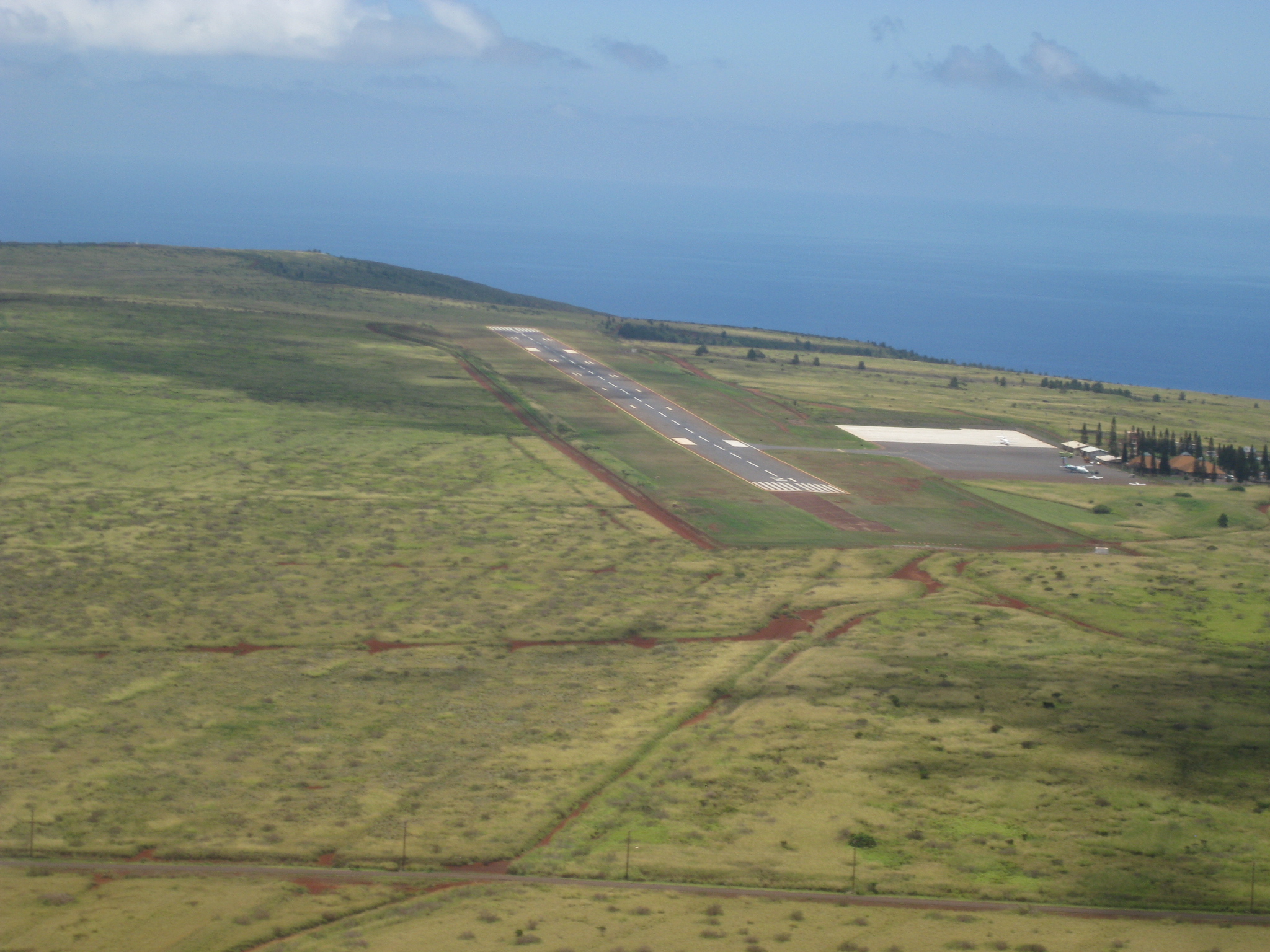 Landing at Lanai airport SkyVector